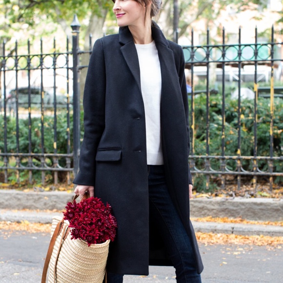 Everlane The Topcoat — Black — XS — NWT - Picture 6 of 8